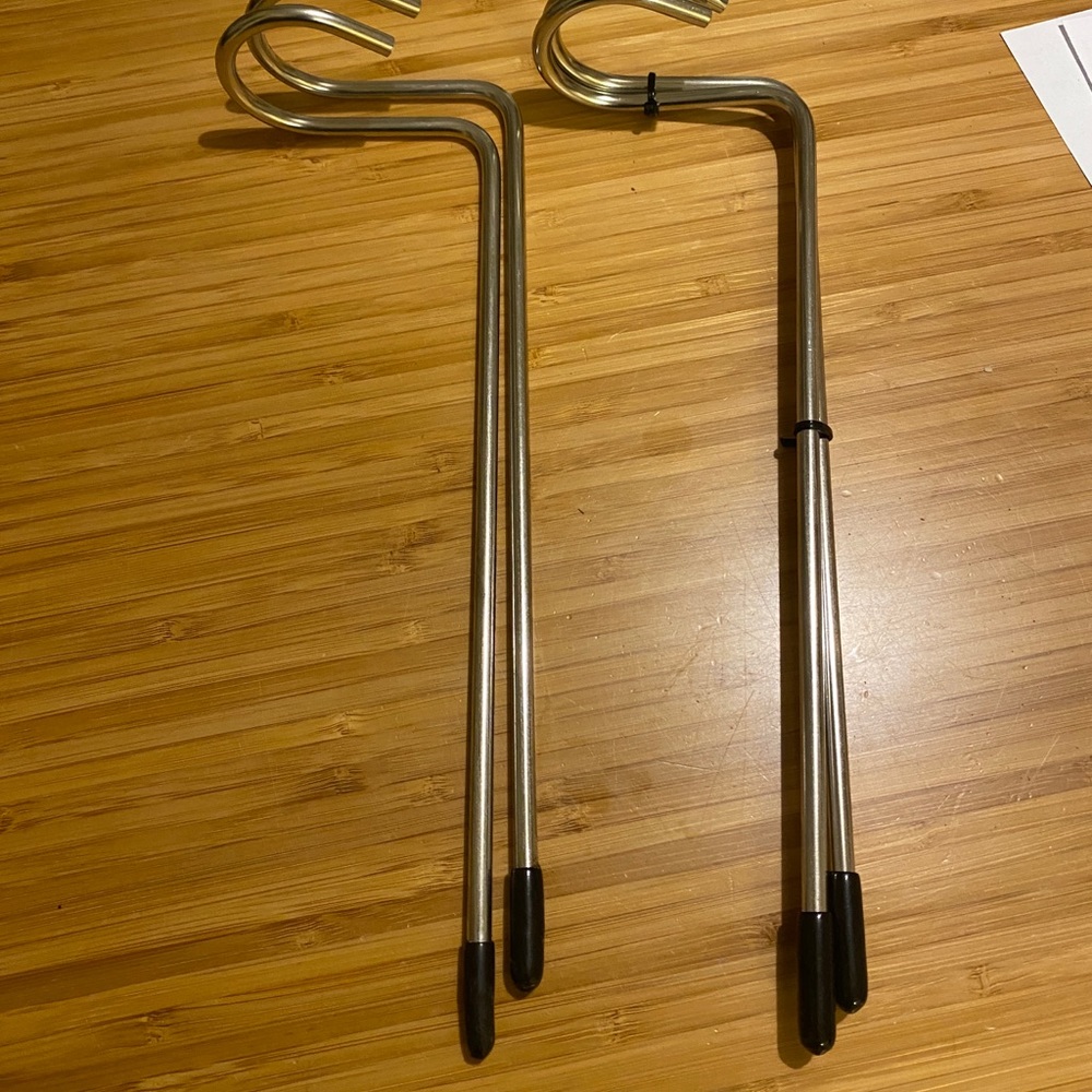 Wine holder stakes for garden